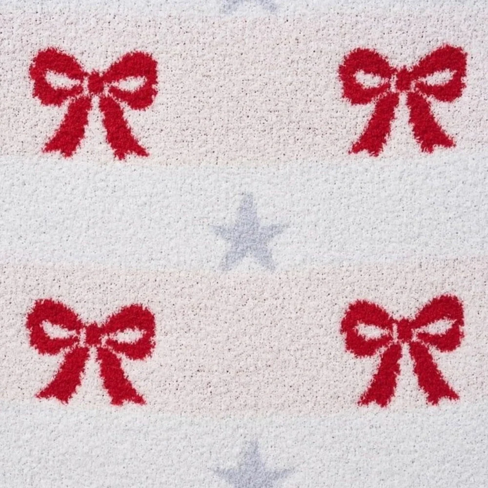 My Texas House Bows and Stars Throw 50” x 60”, Red/White/Blue - Walmart 2026